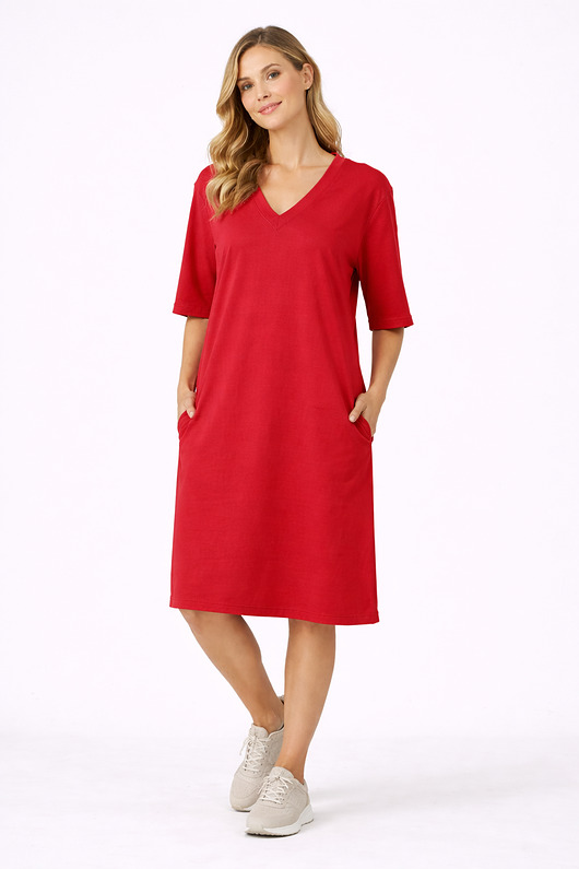 sukienki midi damskie Sukienka ,,ELLISON "  Malina