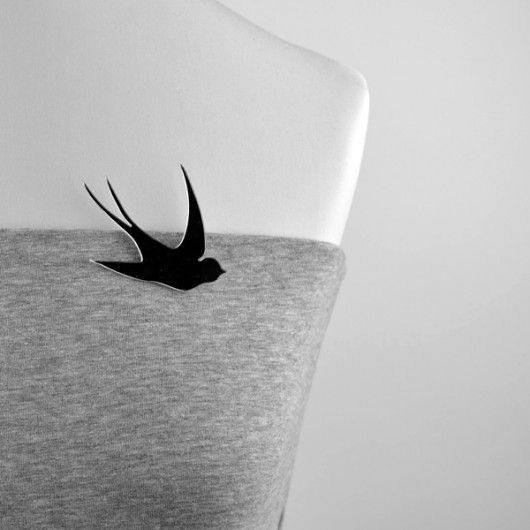MirrorSwallow 1 felt label