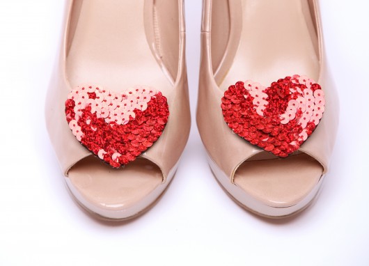 Wild at Heart - Red - klipsy do butów HowDoILook