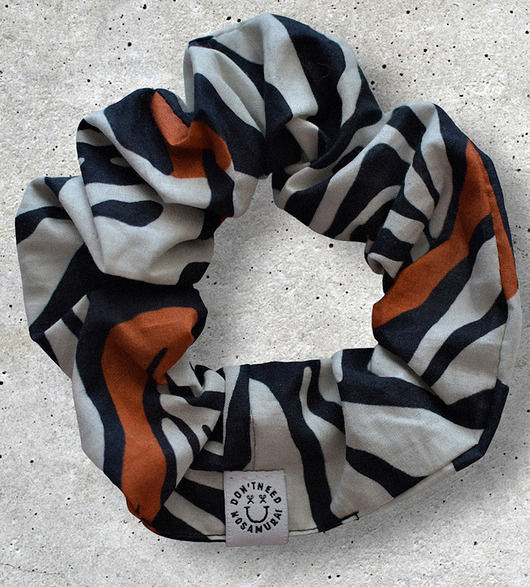 gumki do włosów Gumka  Scrunchie Zebra