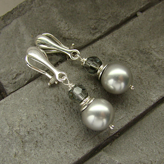 Silver - klipsy RayOfArt