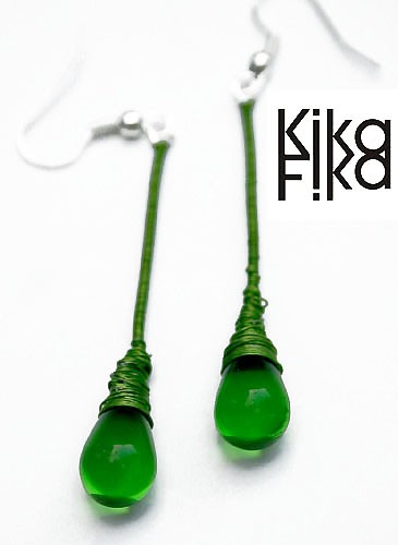 zielone krople Kika Fika