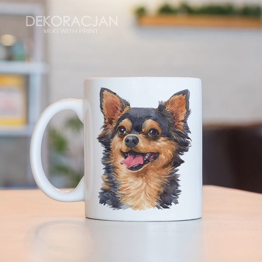 Kubek Z Nadrukiem Pies Chihuahua Dekoracjan