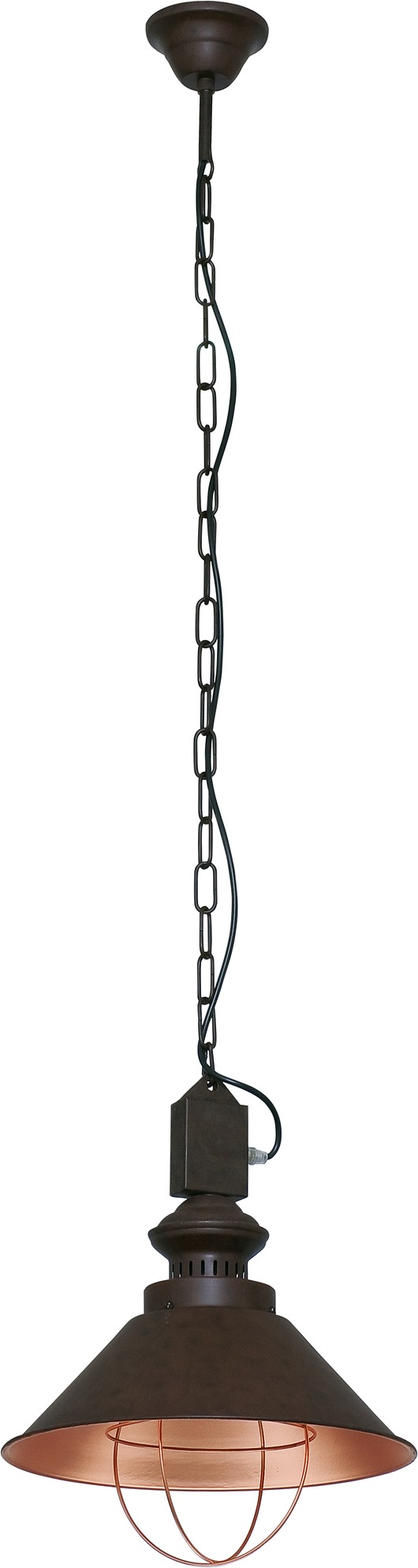 Lampa wisząca Industrial chocolate MIA home