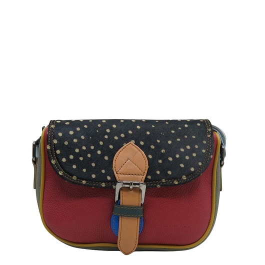 torby na ramię Listonoszka torebka damska skóra naturalna kolorowa oryginalna OLIVKA