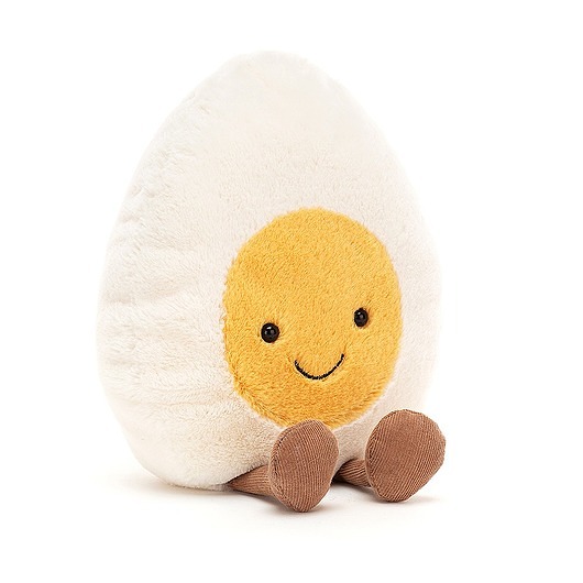 misie i maskotki Maskotka Przytulanka Jajko na Twardo Happy 23 cm