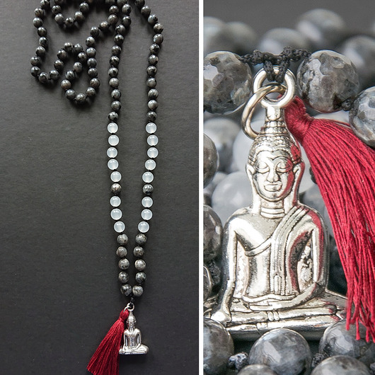 MEDITATION MALA /// naszyjnik bransoleta z BUDDĄ NOMAD ACCESSORIES