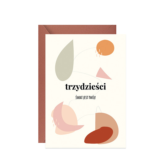 Urodzinowa kartka z życzeniami na trzydziestkę Paperwords