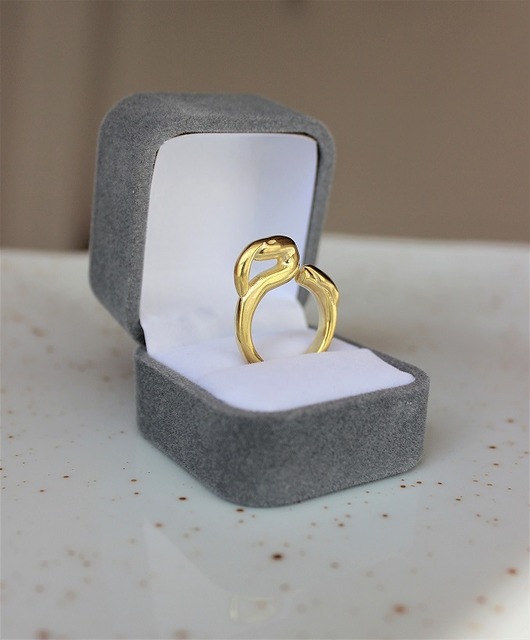 Pierścień "Flaming" Ker Jewellery