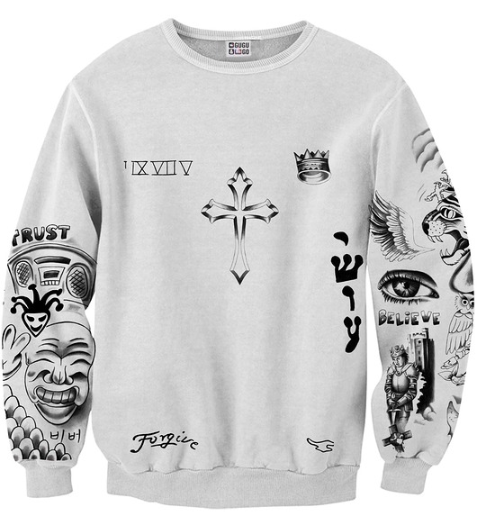 Bluza Bieber Tattoos Mr Gugu Miss Go