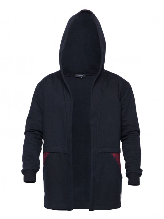 Black hoodie cardigan / kardigan z kapturem Keyce