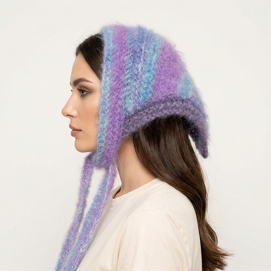 czapki damskie Chustka moherowa little pony