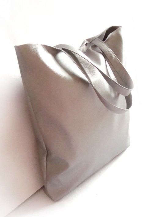shopper bag - srebrna   SundayRose