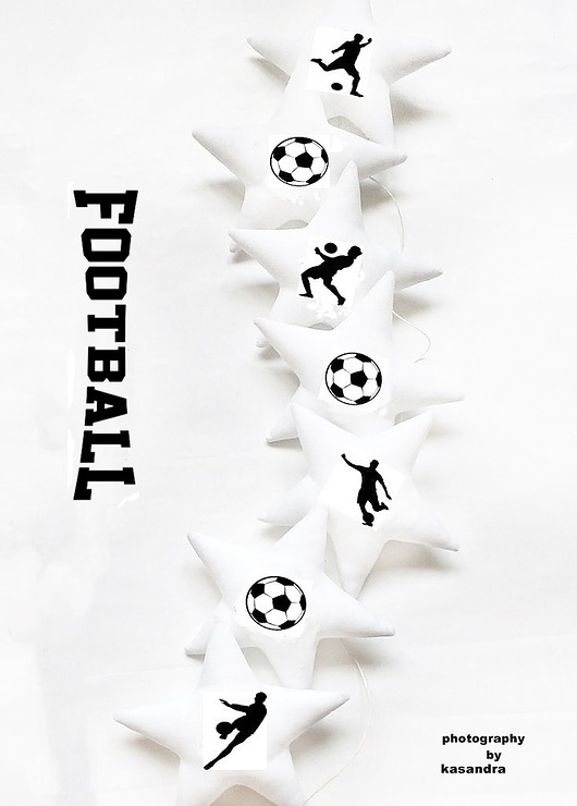 FOOTBALL - girlanda PIŁKA NOŻNA Pracownia ktorej nie ma