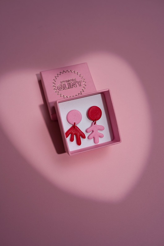 kolczyki z masy plastycznej Mini sztyfty Henri Matisse