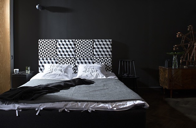 łóżka Zagłówek modułowy made for bed, geometryczny