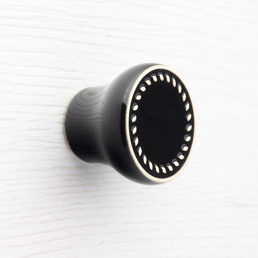 gałki do mebli Gałka do mebli czarna, wz.12