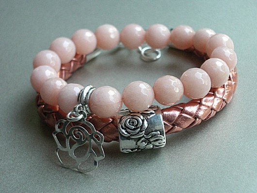 Duo  Rose - bransoletki KiKa pracownia