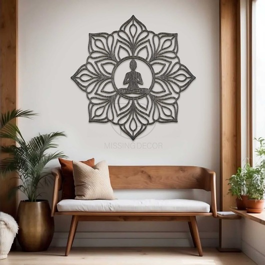 obrazy MANDALA na Ścianę,  Duża Drewniana Dekoracja