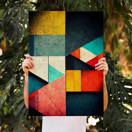 plakaty Plakat Geometryczna Abstrakcja