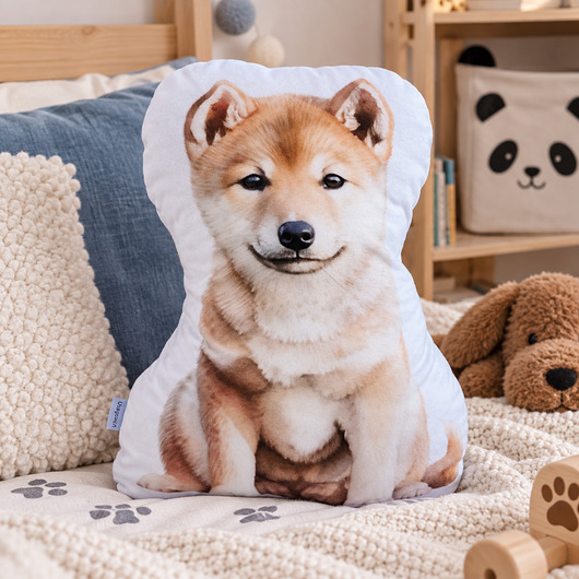 poduszki do pokoju dziecka Poduszka piesek przytulanka piesek shiba inu maskotka pluszowa shiba inu