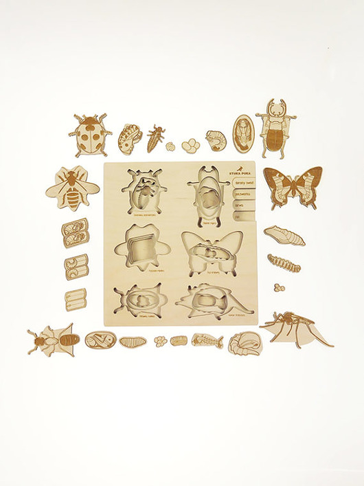 PUZZLE DO BIEDRONKI PRZYSZEDŁ ŻUK 28x30 cm STUKA PUKA