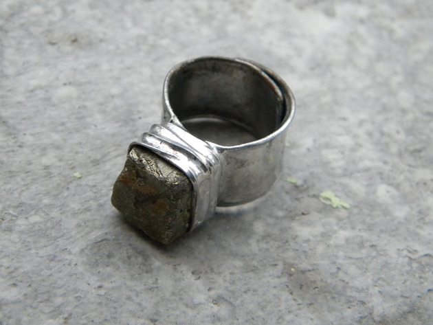 pierścionki - różne Roman Ancient Ring ;) piryt