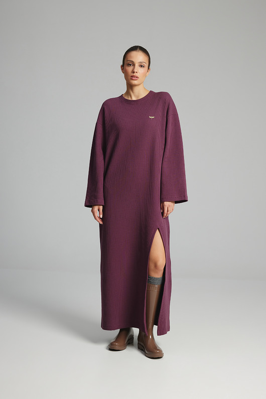 sukienki maxi damskie Sukienka STEFANIE plum