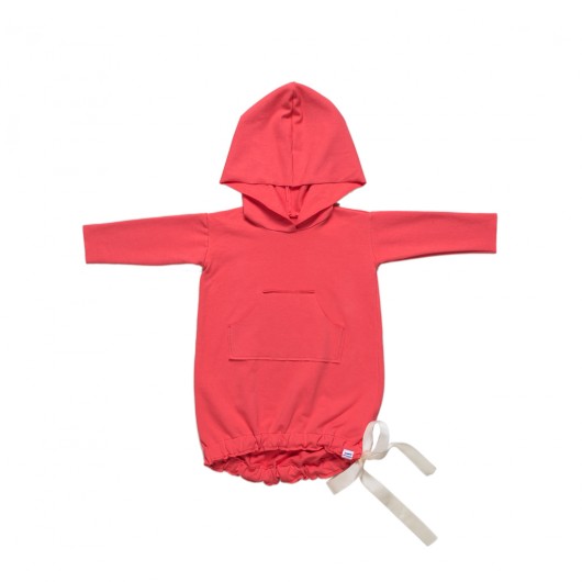 Tunika/bluza z kokardą koral Biana i Mama