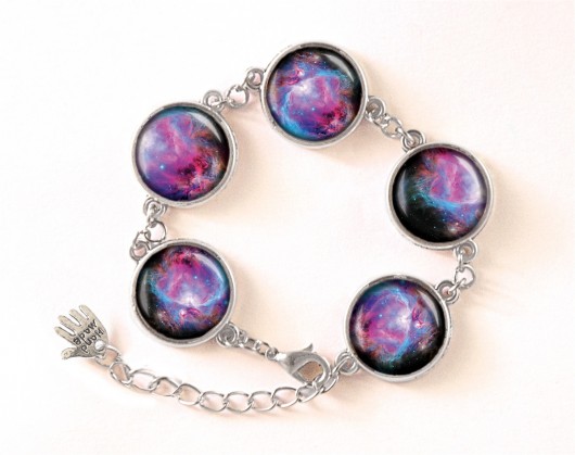 Bransoletka - FIOLETOWA NEBULA EGGinEGG