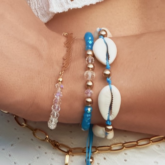 bransoletki ze szkła Bransoletka Big Bead Angel