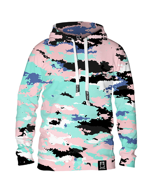 bluza z kapturem damska Damska Bluza z kapturem DR.CROW Camo Light