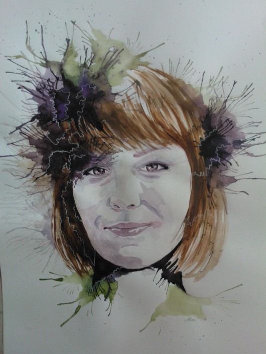 Portret na zamówienie Pani Eli hermanitas