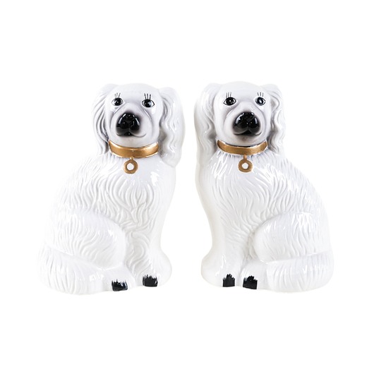 figurki i rzeźby Ceramiczne figurki psy, styl angielski, lata 70, produkcja: Niemcy