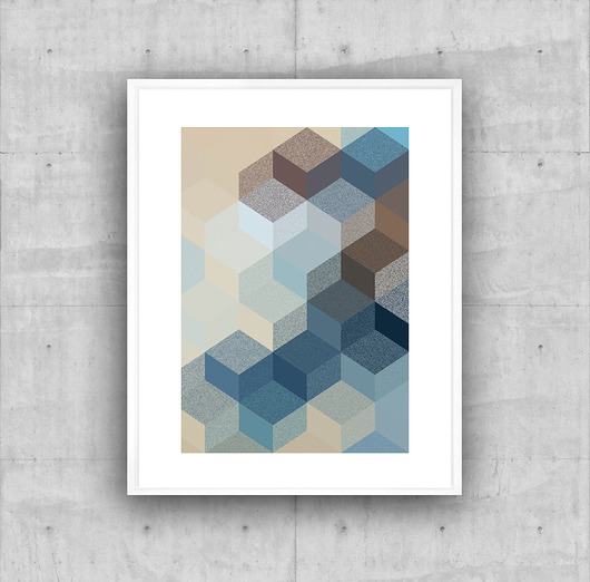plakat 100x70 CUBE 3 ED design for fun