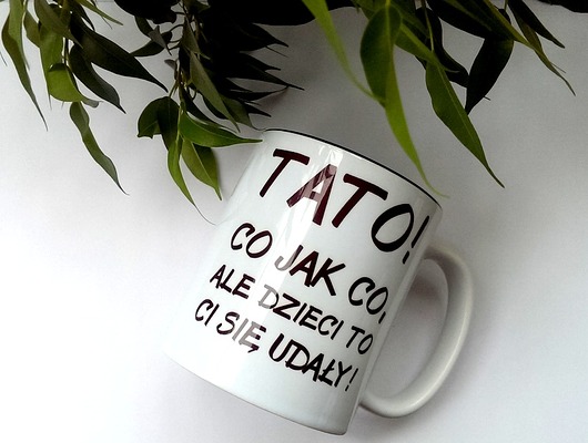 KUBEK DZIECI z CZARNYM WNĘTRZEM FarrowDesign