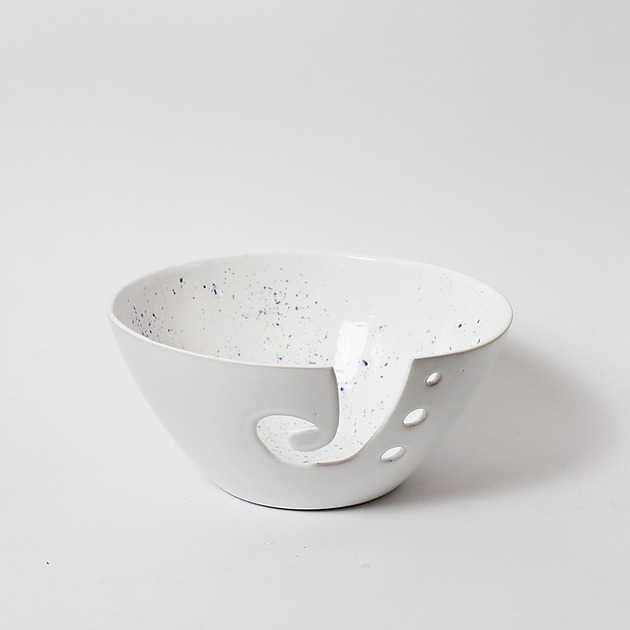 miski i misy Ceramiczna misa na włóczkę kłębki