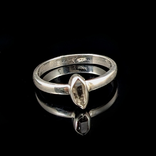 pierścionki srebrne Pierścionek icicle herkimer