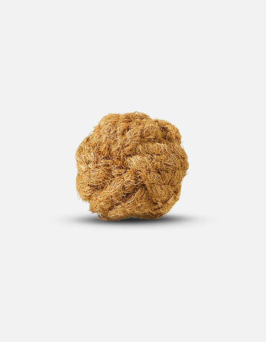 Zabawki dla zwierząt Piłka dla psa z włókna kokosowego COCO BALL gryzak naturalny L