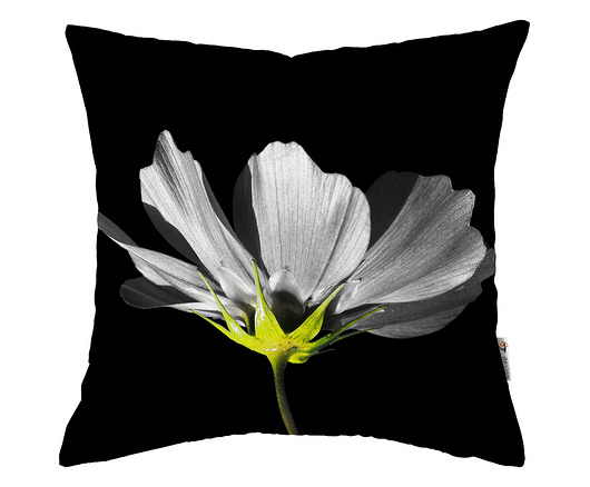 FINAL SALE! Kwiat black&white+green 45cm AT design