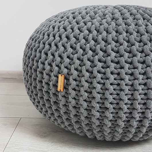 pufy do siedzenia Pufa Big Norway ze sznurka bawełnianego 9mm