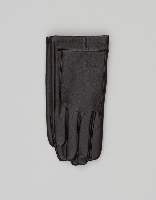 czapki i kapelusze męskie Skórzane rękawiczki nichelino brązowe