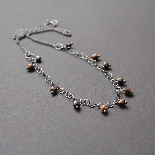 srebrne naszyjniki Naszyjnik Pudełko Czekoladek