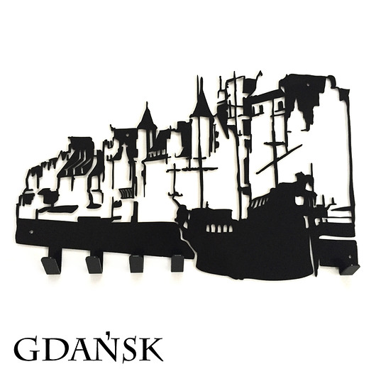 Wieszak ścienny GDAŃSK decolicious