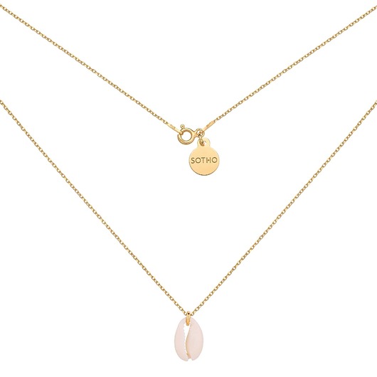 złote naszyjniki Złoty naszyjnik z muszelką