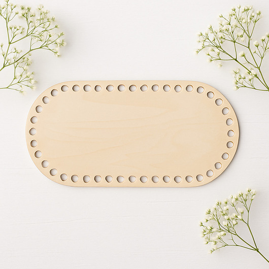 skrzynki, kufry i pudła Baza Dno ze sklejki na pieczywo chleb do szydełkowania owal 15x30cm Spód