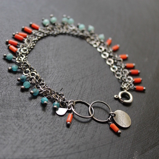 bransoletki z kamieni naturalnych Bransoletka ogień i woda