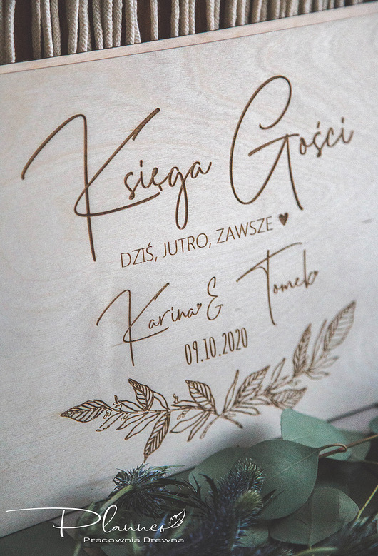 Księga Gości Liście Planneo