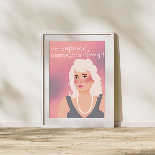 grafiki i ilustracje Plakat "Referencje!"