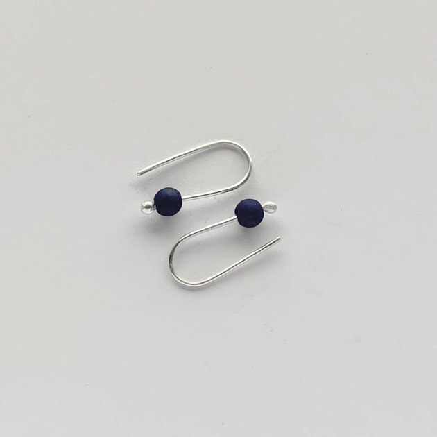 kolczyki z kamieniami Kolczyki OKRĄG